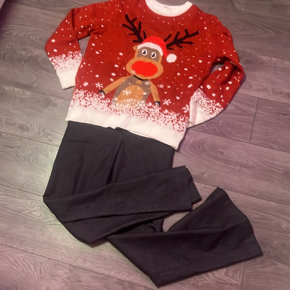 Rudolph silly Christmas sweater